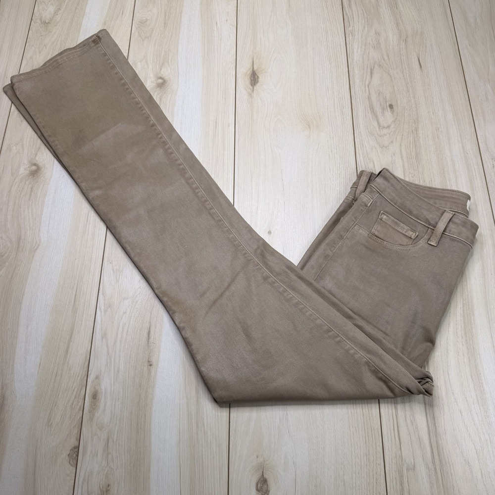 $290 L'Agence Selma Rye Coated Bootcut Jeans High Rise Sz 28